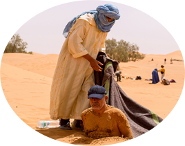 Sand-bath Therapy Morocco in Merzouga