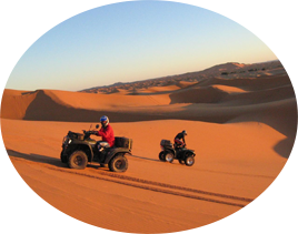 Merzouga quad & buggy ride in Erg Chebbi