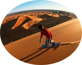 Sand-Boarding In Desert Merzouga